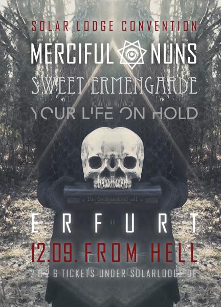 12.09.2026: Solar Convention Erfurt - Merciful Nuns - Sweet Ermengarde - Your Life on Hold - Club From Hell